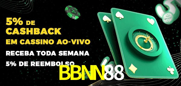 Promoções do cassino ao Vivo BBNN88